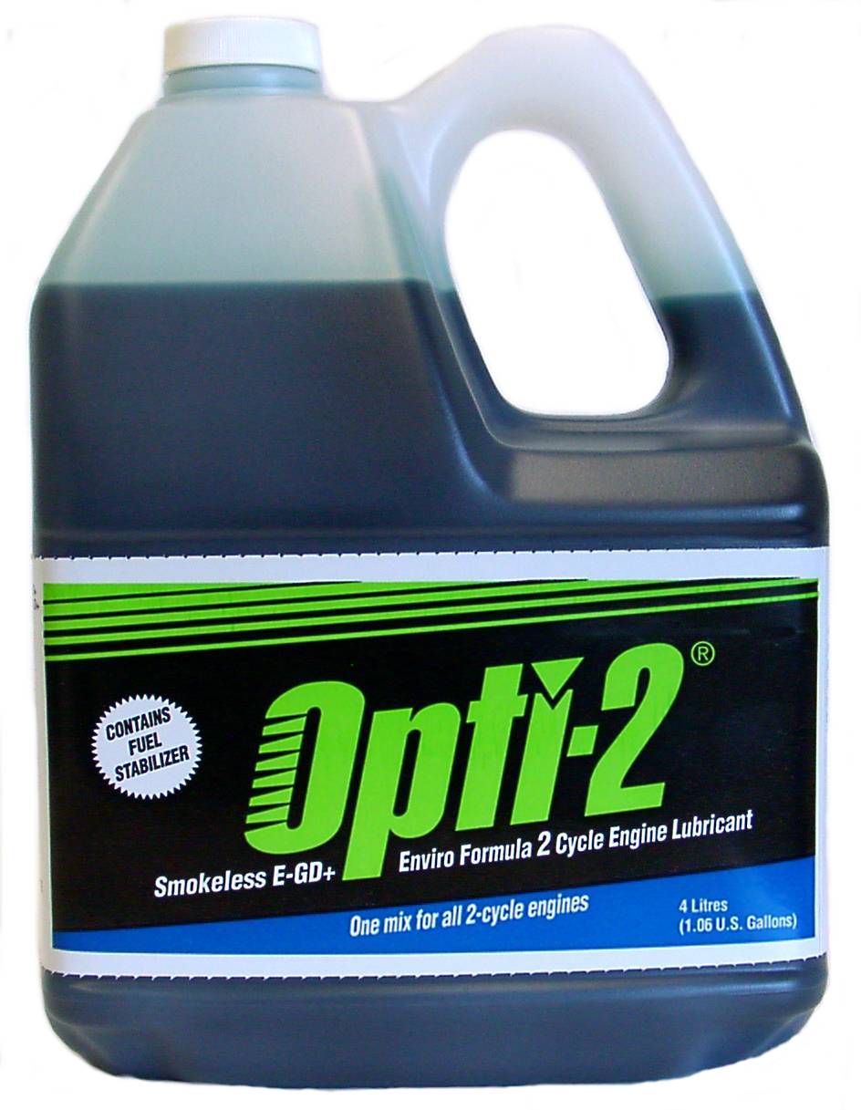 Opti 2 Cycle Fuel Mix Oil Enviro Formula 34oz EZ Measure Bottle